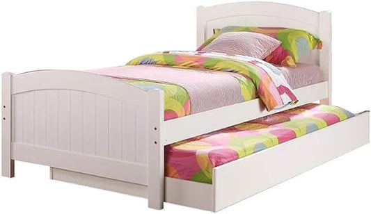 Amaryllis Twin Bed with Trundle White